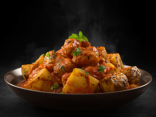 Chicken Curry Baked Potato