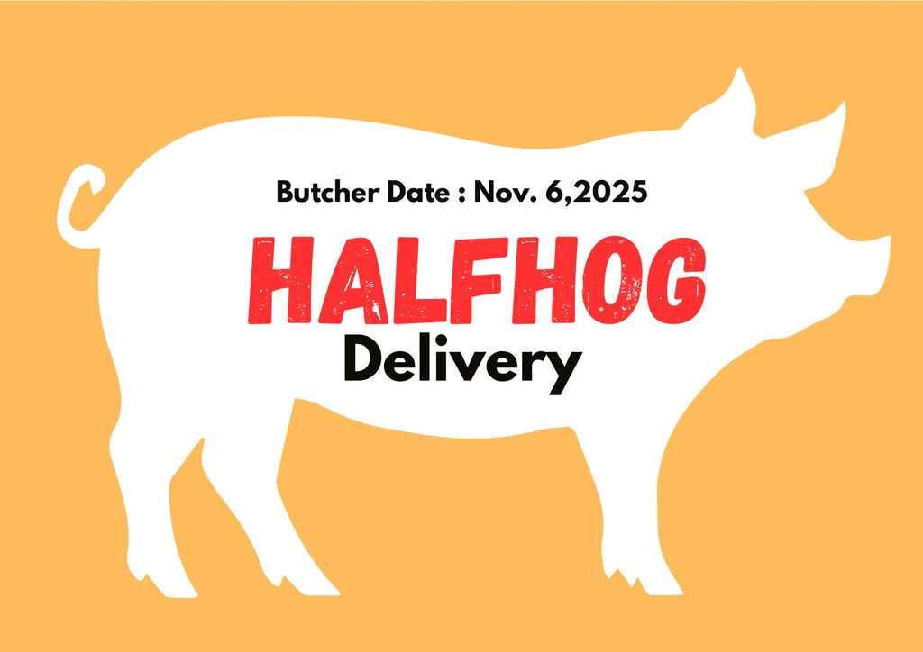 PREORDER DEPOSIT for Half Hog, Delivery