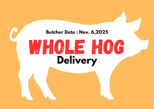 PREORDER DEPOSIT for Whole Hog, Delivery