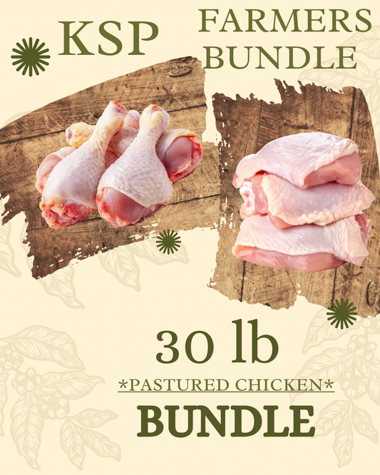 Farmers Bundle Pastured Chicken 30lb Tote