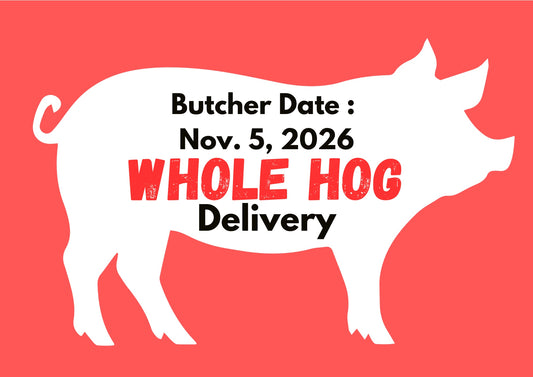 PREORDER DEPOSIT for Whole Hog, Delivery